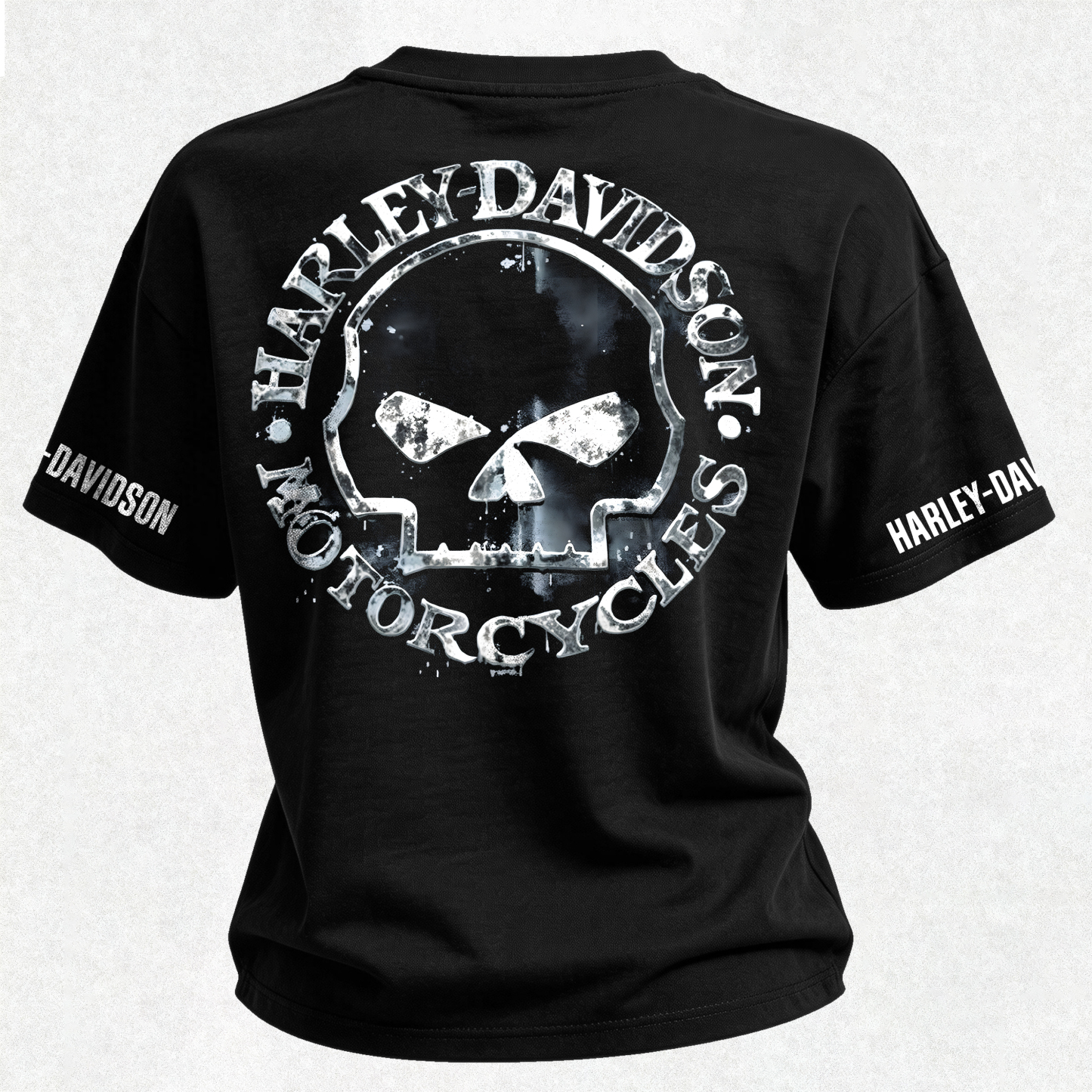  Motorcycles Printed V-Neck Women's T-shirt