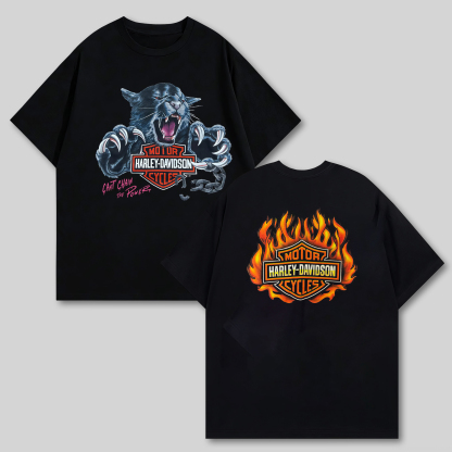  Motorcycles Printed Oversized Unisex T-shirt