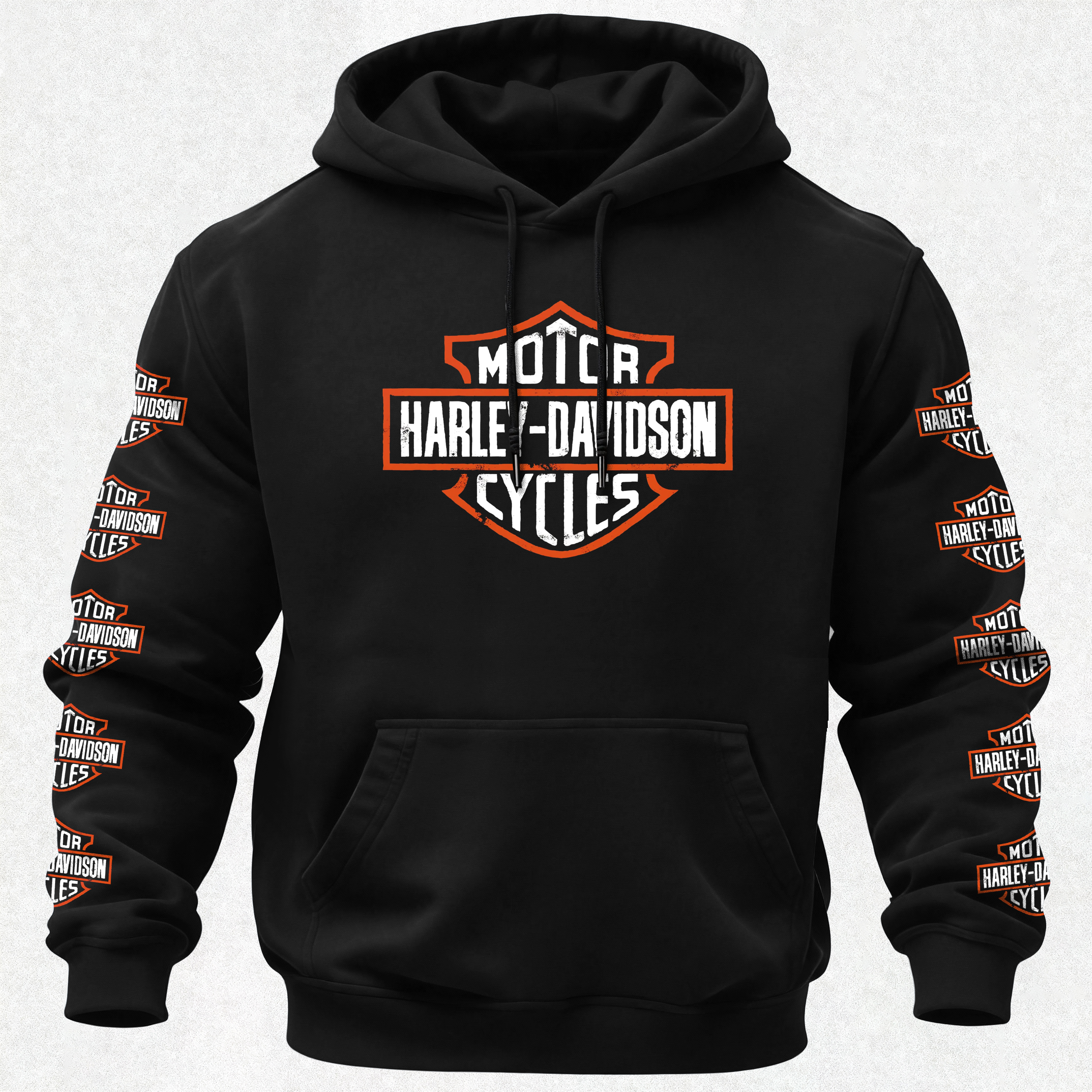  Motorcycles Printed Fleece-lined Unisex Hoodie