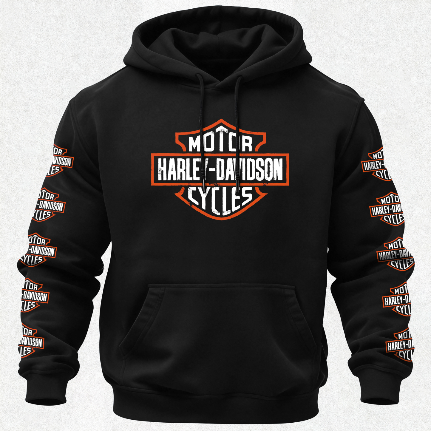  Motorcycles Printed Fleece-lined Unisex Hoodie