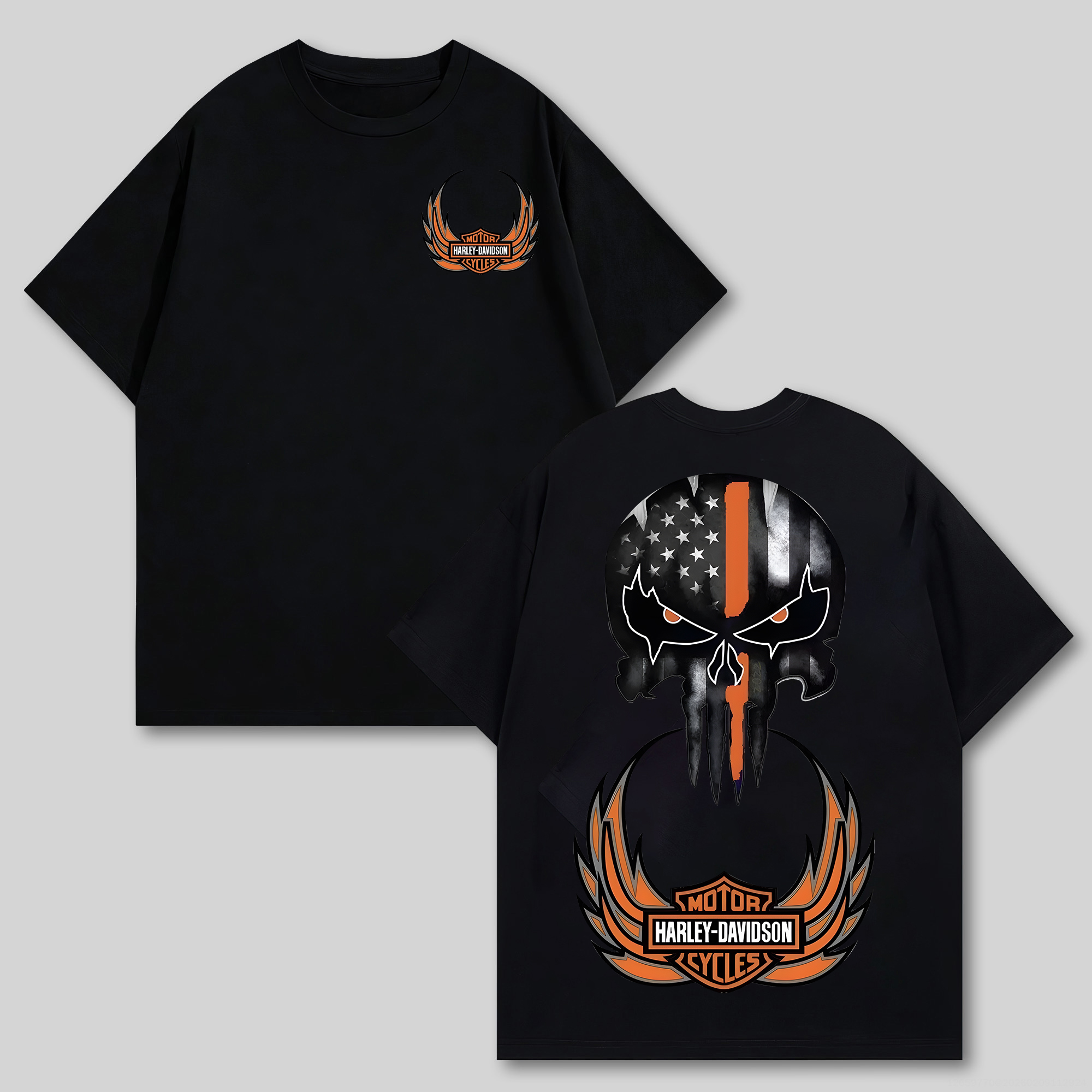  Motorcycles Printed Oversized Unisex T-shirt