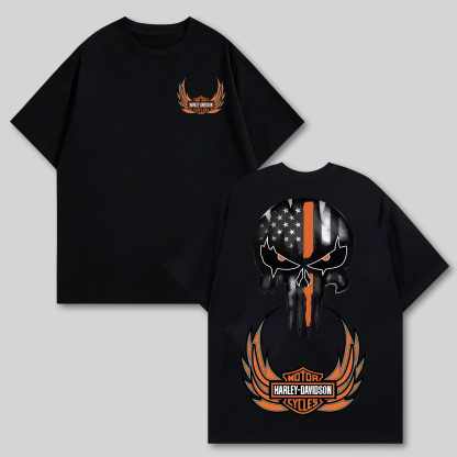  Motorcycles Printed Oversized Unisex T-shirt