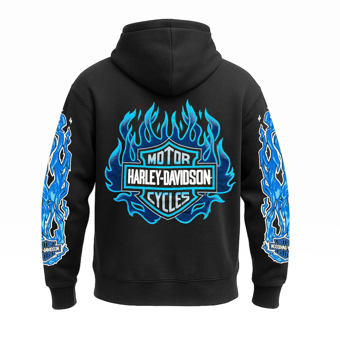Harley-Davidson Motorcycle Printed Fleece-lined Unisex Hoodie