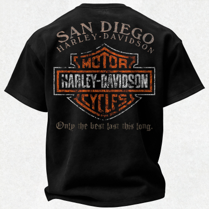  Motorcycles Printed Oversized Unisex T-shirt