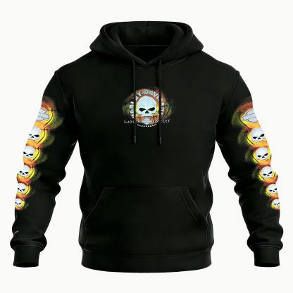  Motorcycles Printed Fleece-lined Unisex Hoodie