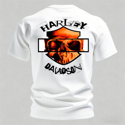  Skull Printed Oversized Unisex T-shirt