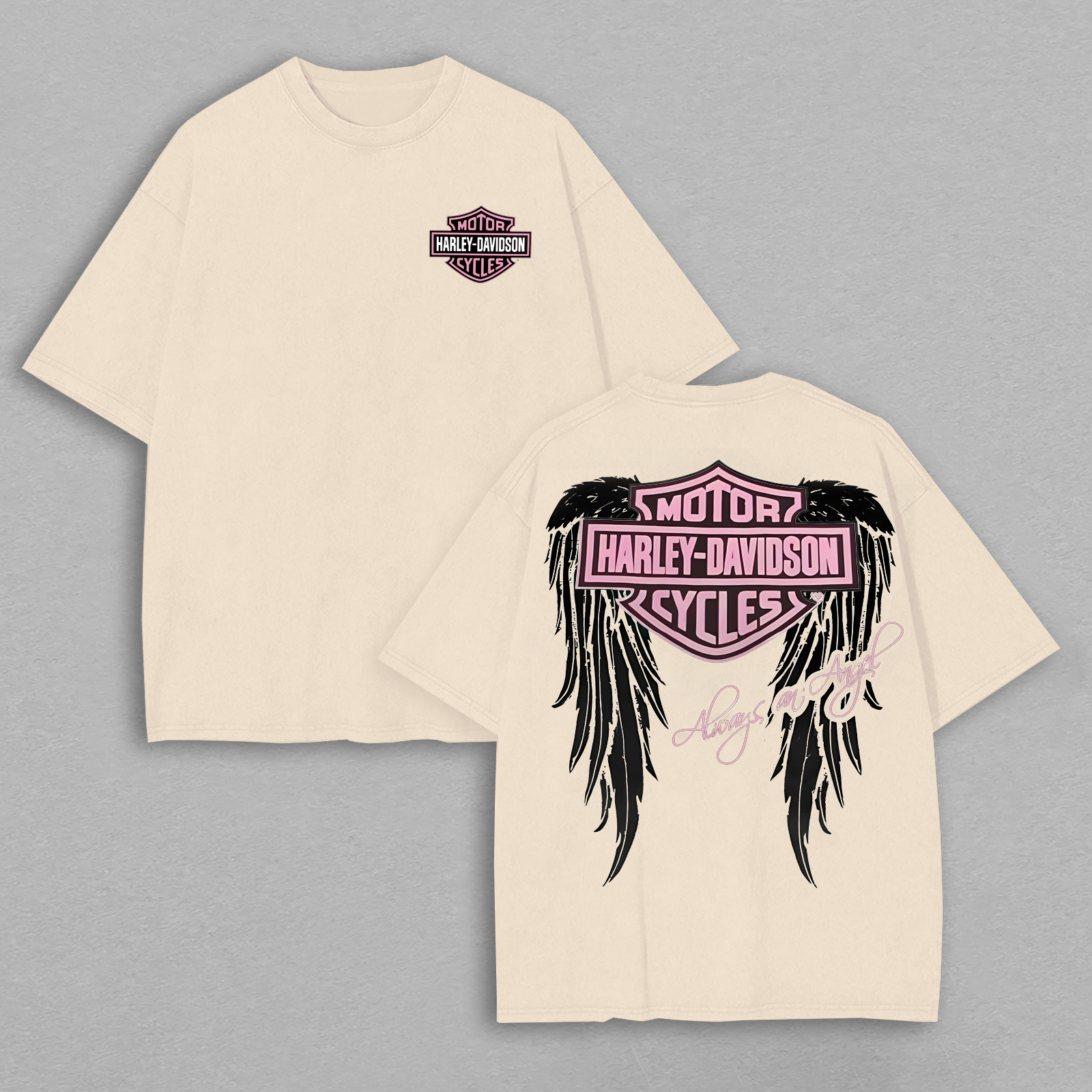  Motorcycles Printed Oversized Unisex T-shirt