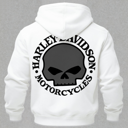  Motorcycles Printed Fleece-lined Unisex Hoodie