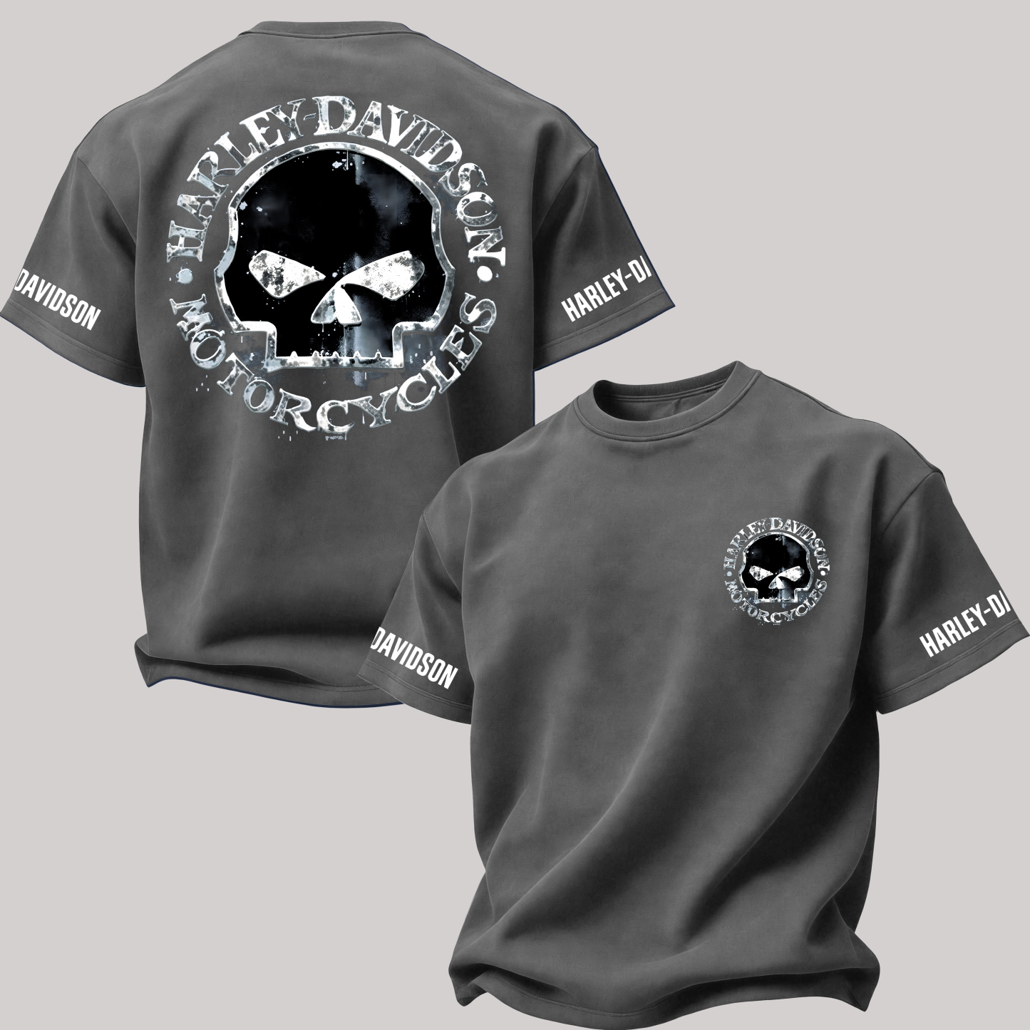  Motorcycles Printed Oversized Unisex T-shirt