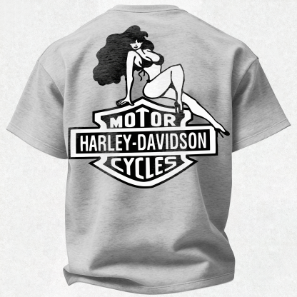  Motorcycles Printed Oversized Unisex T-shirt