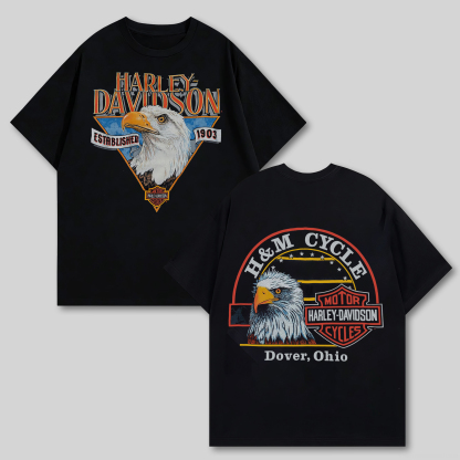  Motorcycles Printed Oversized Unisex T-shirt