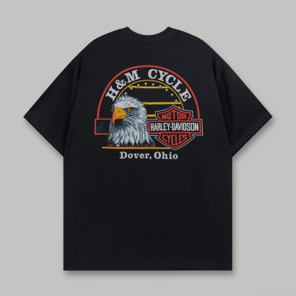  Motorcycles Printed Oversized Unisex T-shirt