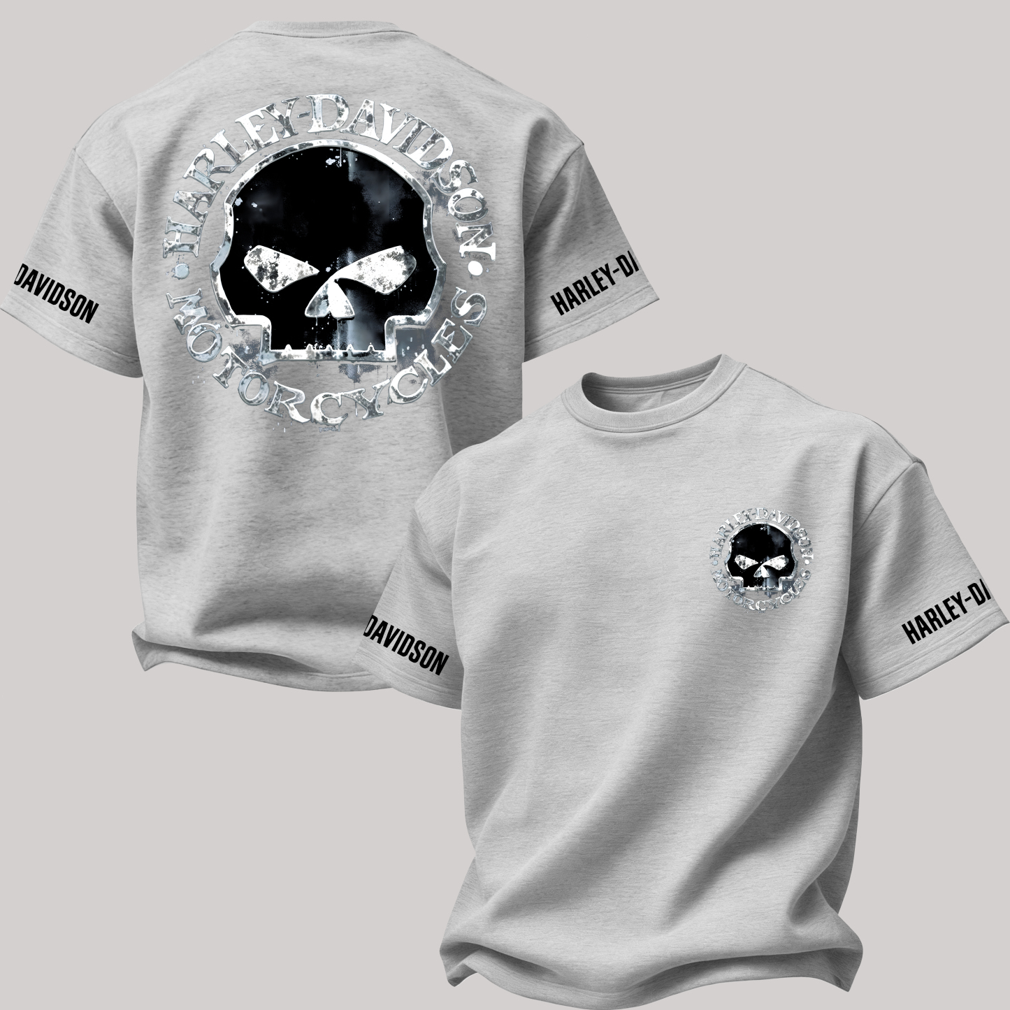  Motorcycles Printed Oversized Unisex T-shirt