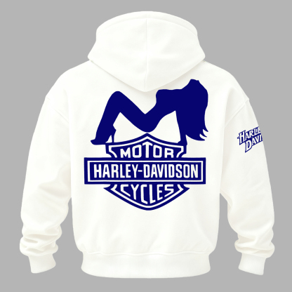  Motorcycles Printed Fleece-lined Unisex Hoodie