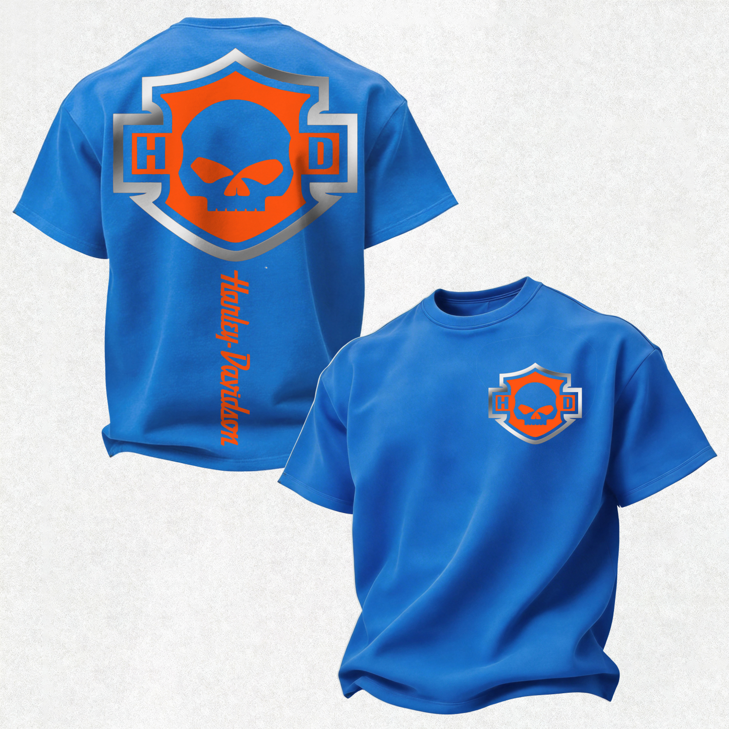 Harley-Davidson Printed Oversized Unisex T-shirt