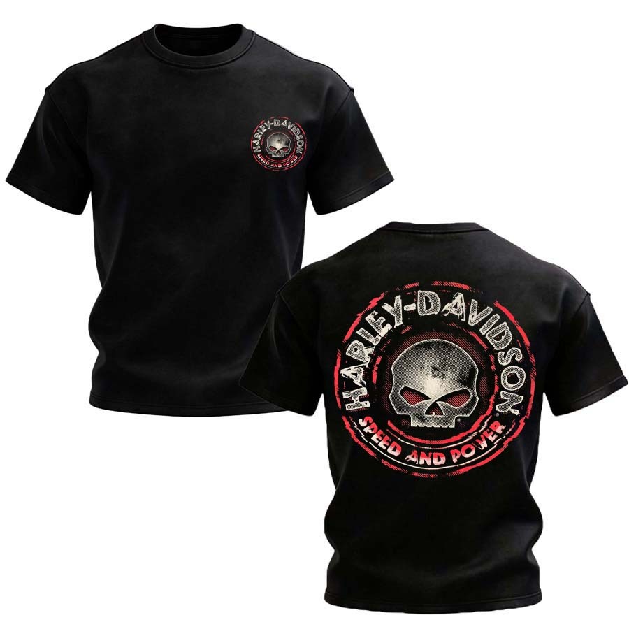 Harley-Davidson Printed Unisex Oversized T-shirt