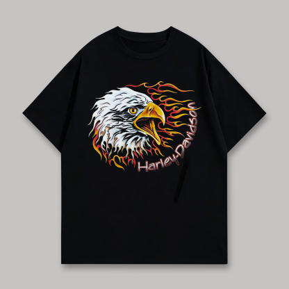  Motorcycles Printed Oversized Unisex T-shirt