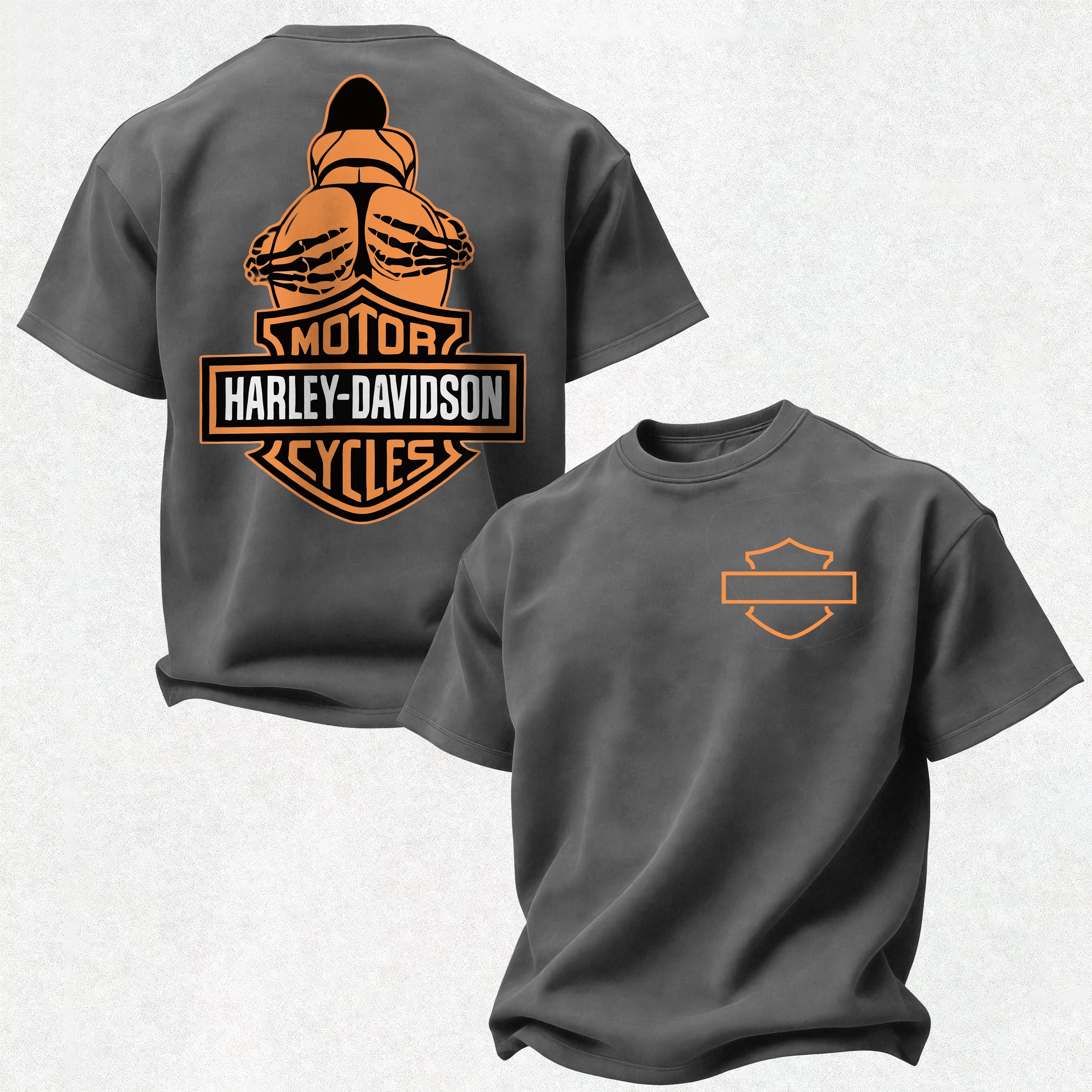  Motorcycles Printed Oversized Unisex T-shirt