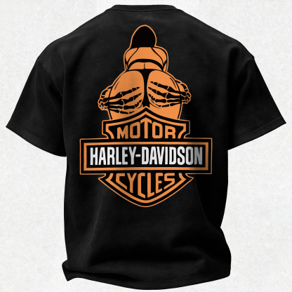  Motorcycles Printed Oversized Unisex T-shirt