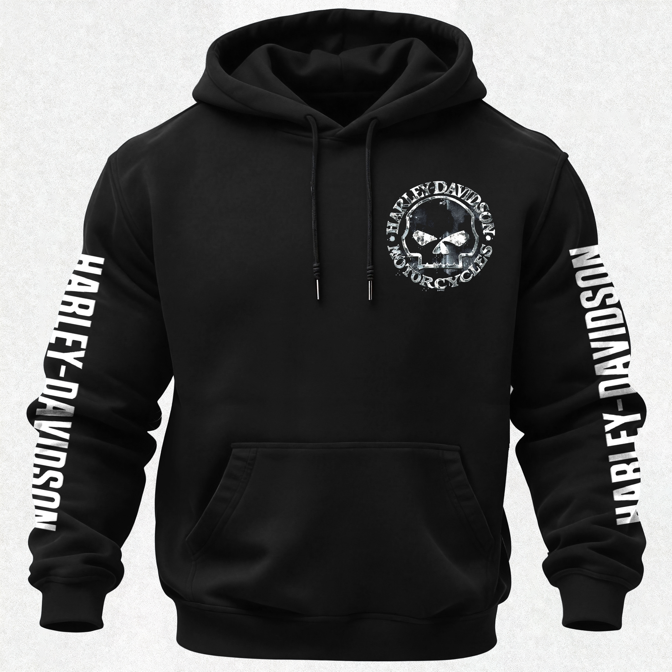  Motorcycles Printed Fleece-lined Unisex Hoodie