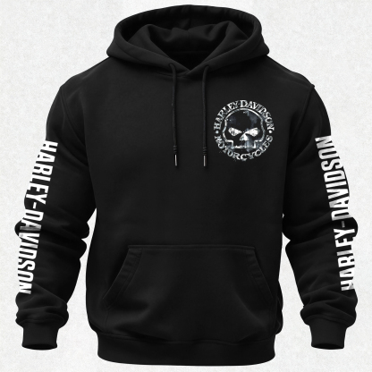  Motorcycles Printed Fleece-lined Unisex Hoodie