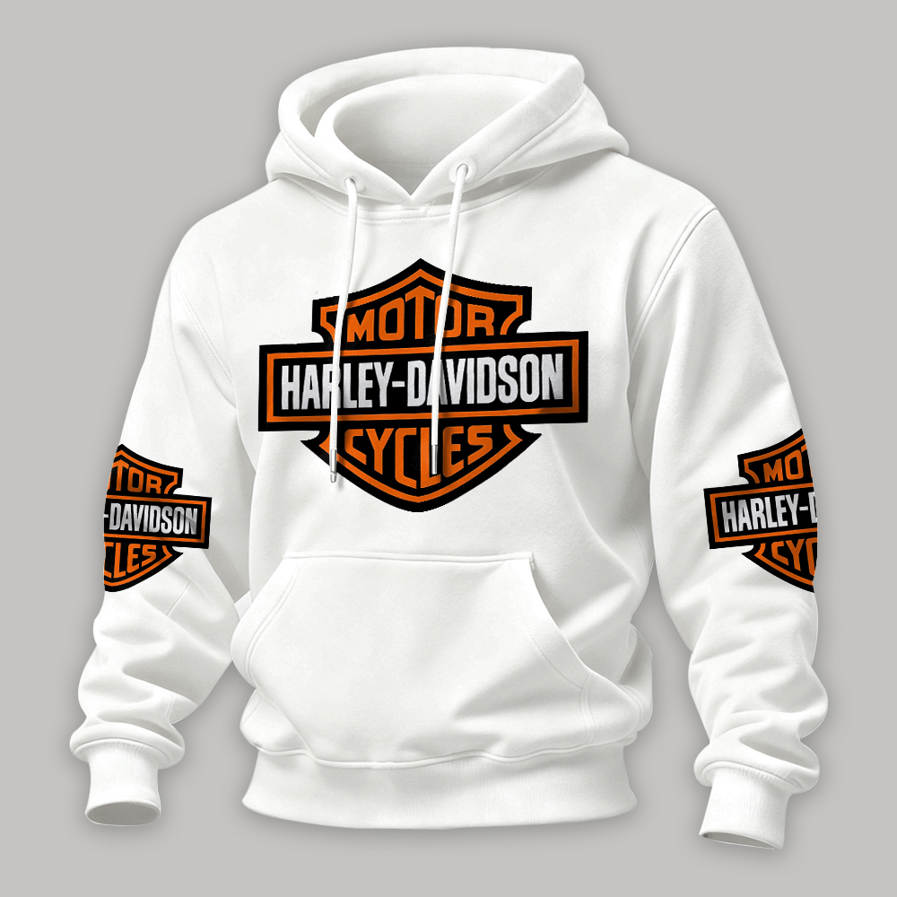  Motorcycles Printed Fleece-lined Unisex Hoodie