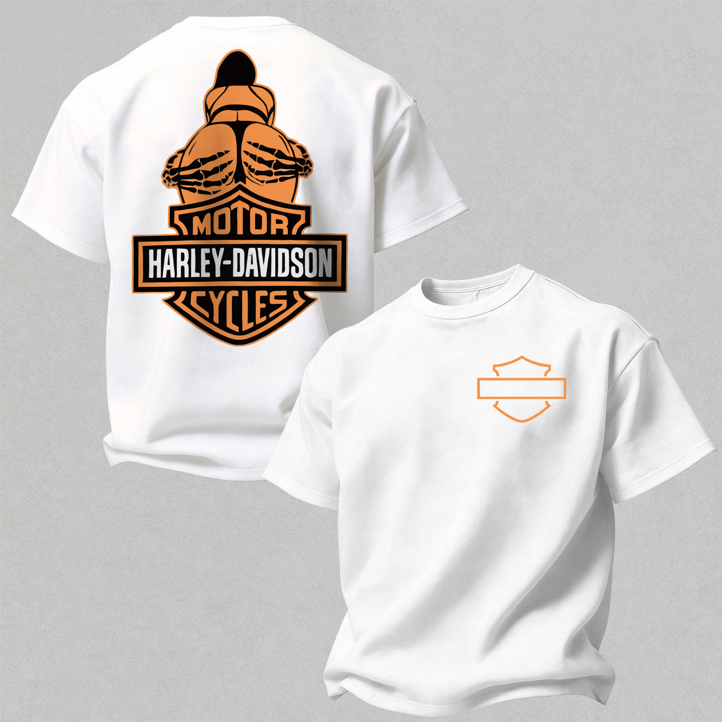  Motorcycles Printed Oversized Unisex T-shirt