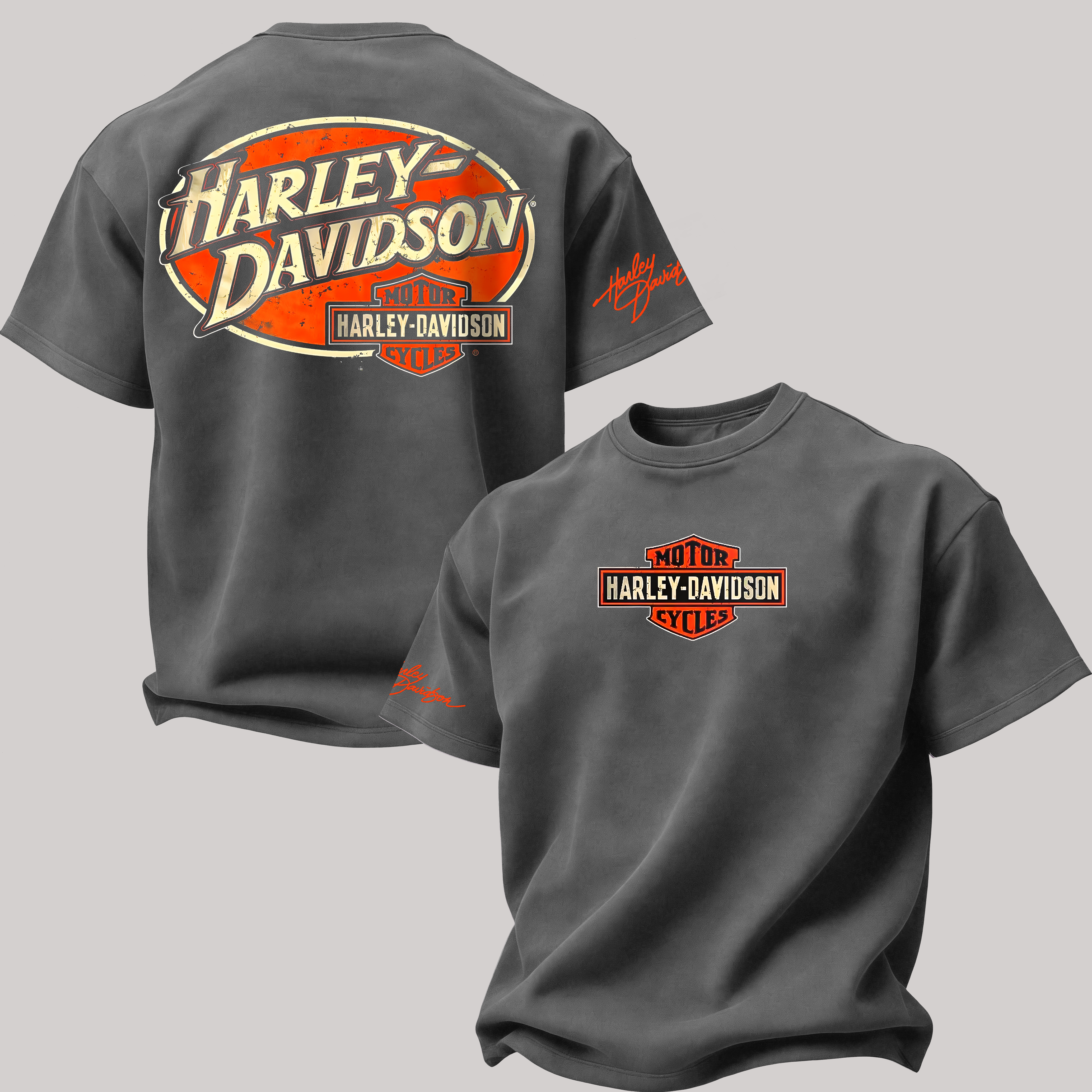  Motorcycles Printed Oversized Unisex T-shirt