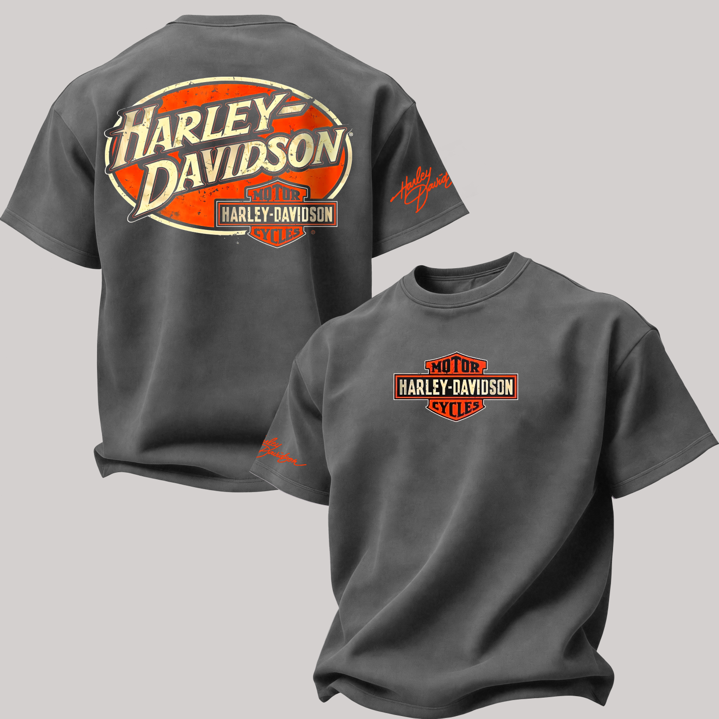  Motorcycles Printed Oversized Unisex T-shirt