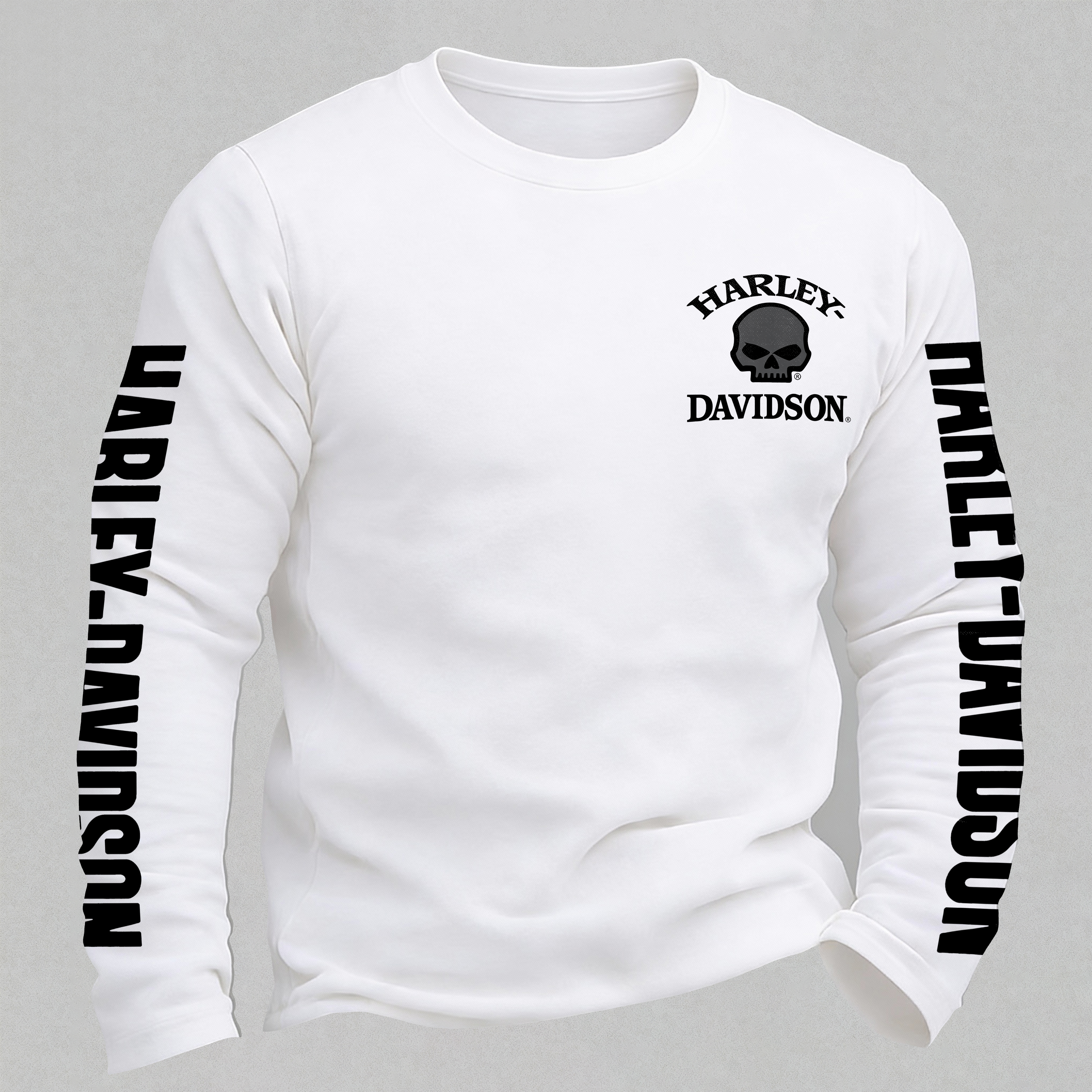  Motorcycles Printed Long Sleeves Men's T-shirt