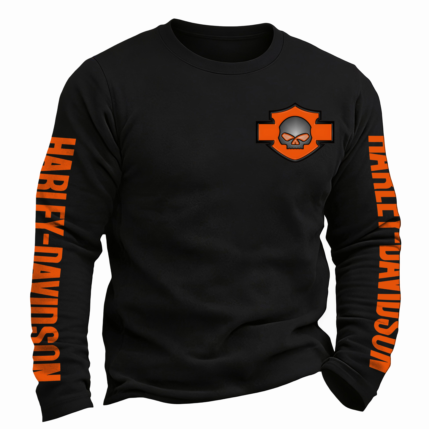  Printed Long Sleeves Men's T-shirt