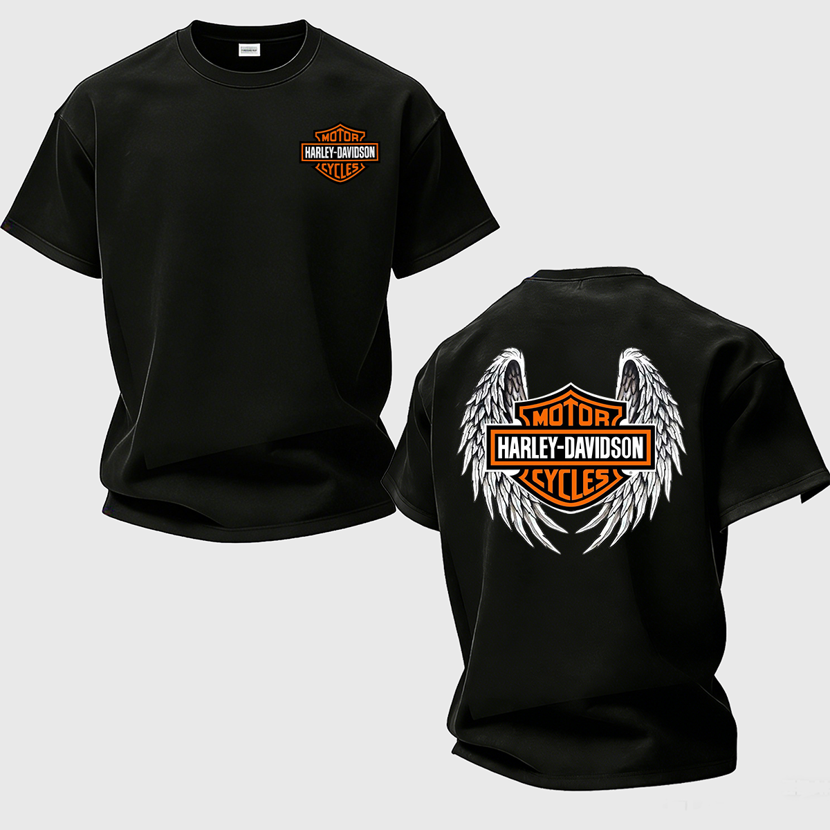 Harley-Davidson Motorcycles Printed Unisex Oversized T-shirts