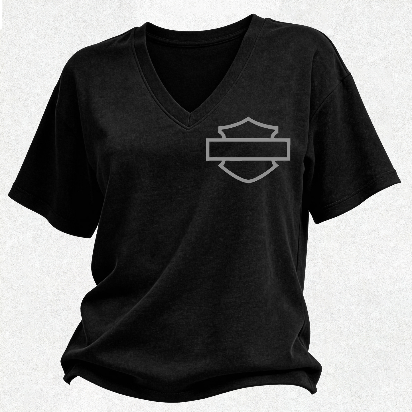  Motorcycles Printed V-Neck Women's T-shirt