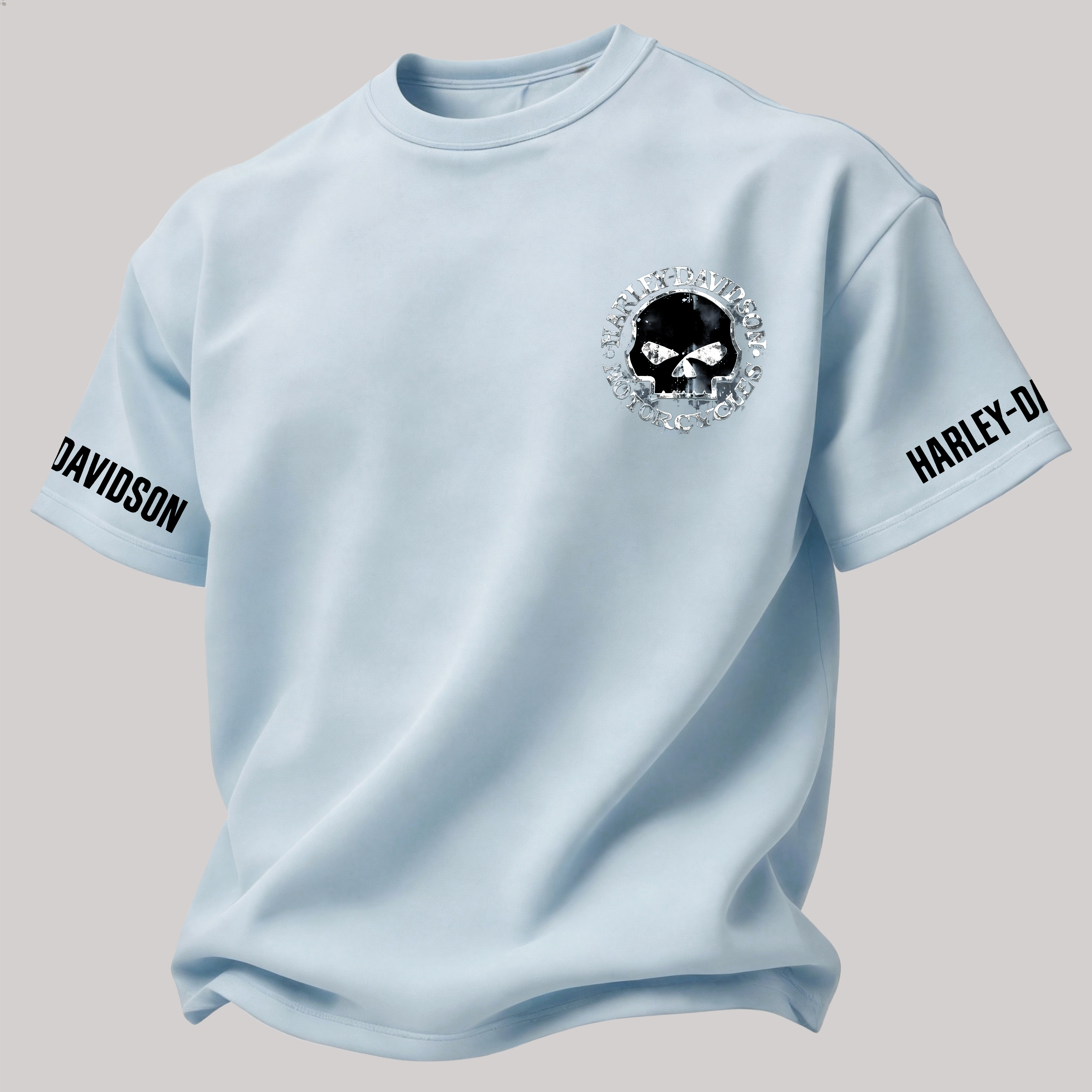  Motorcycles Printed Oversized Unisex T-shirt