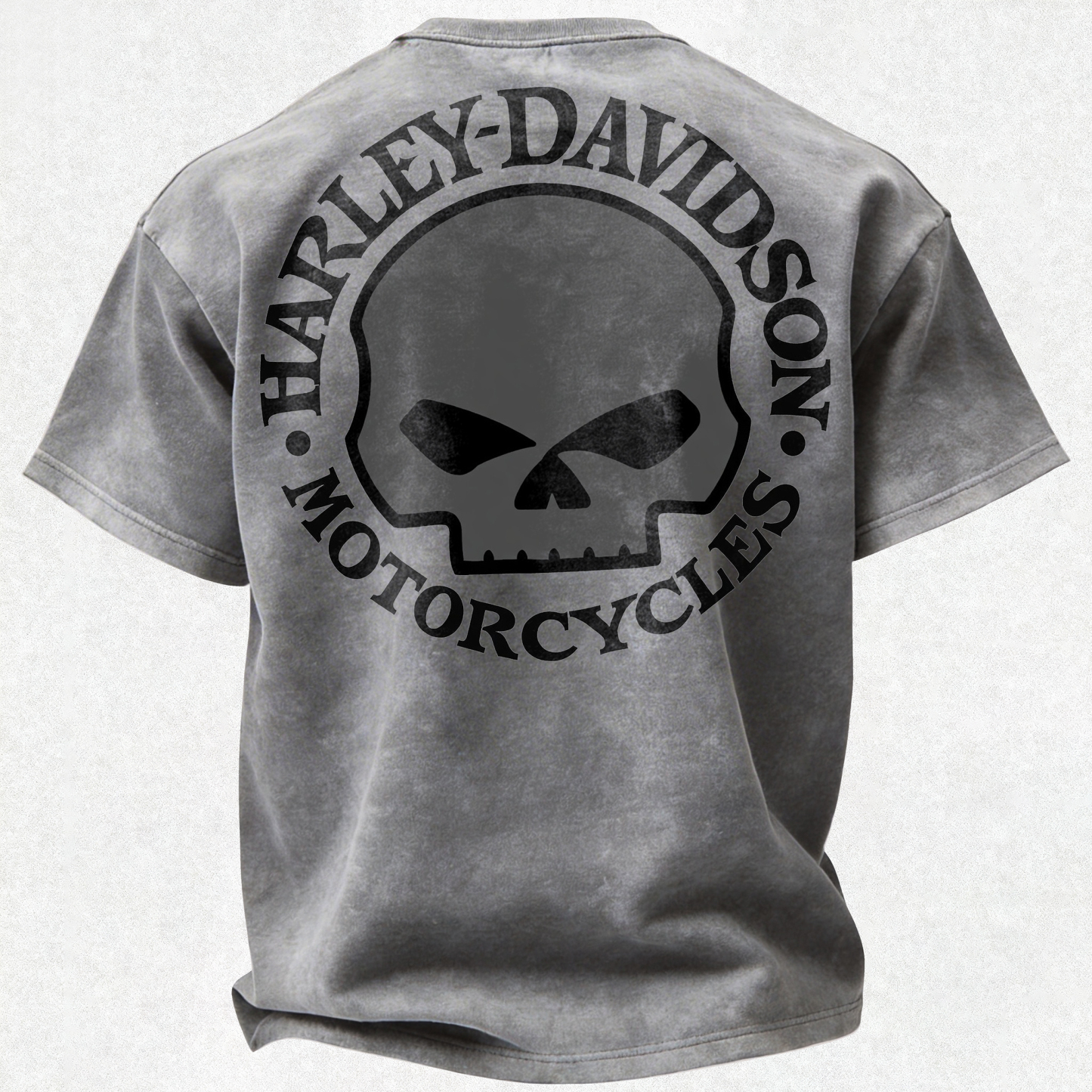  Motorcycles Printed Unisex Washed T-Shirt