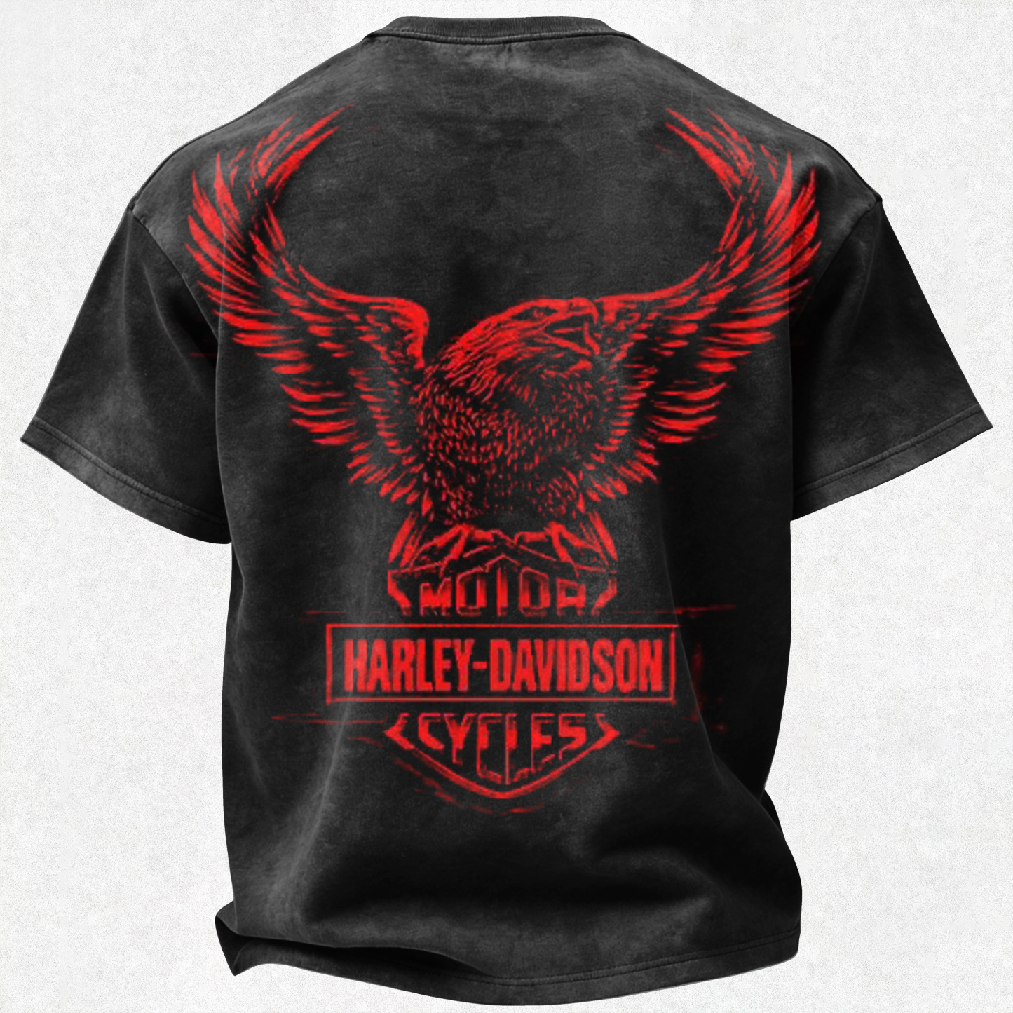  Motorcycles Printed Unisex Washed T-Shirt