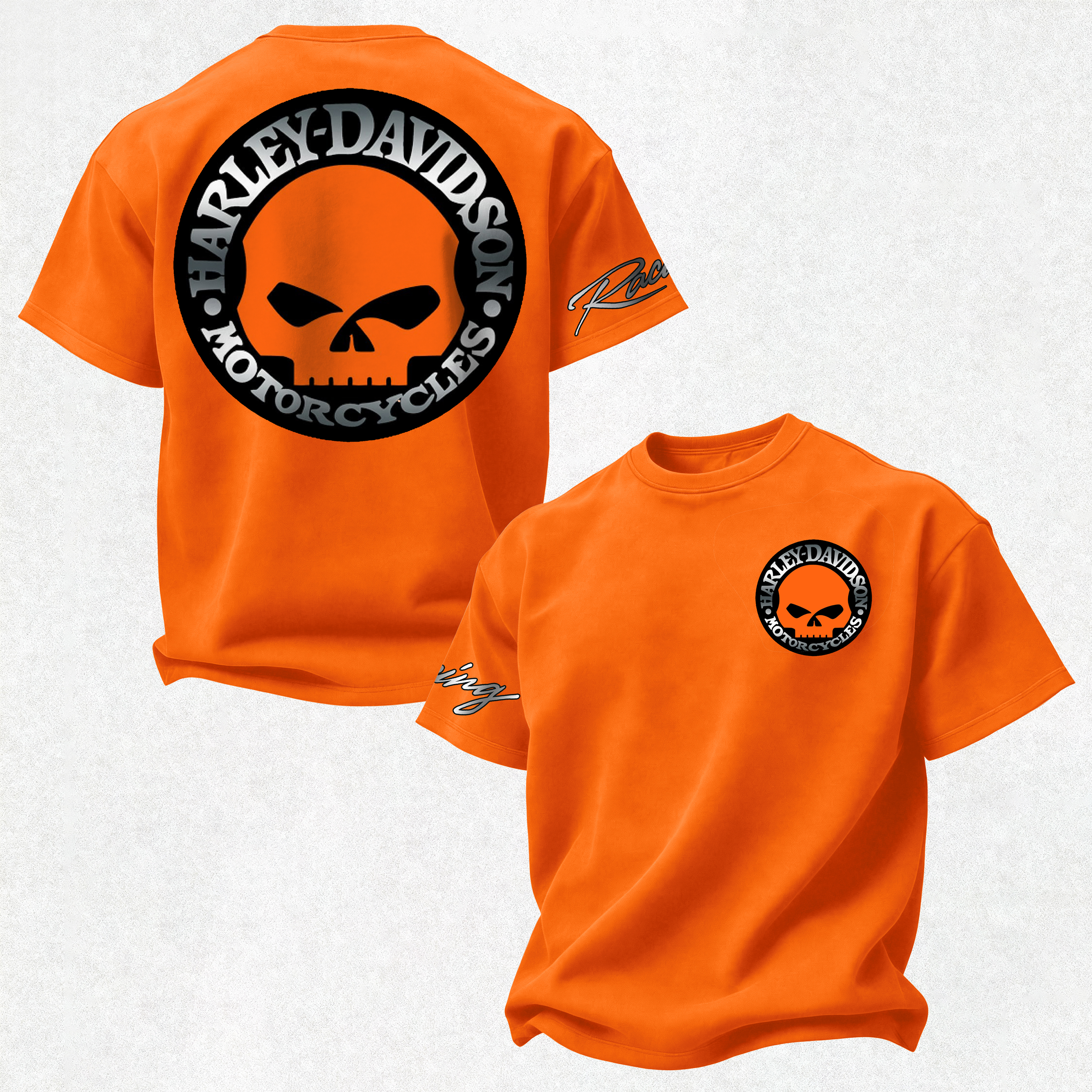  Motorcycles Printed Oversized Unisex T-shirt