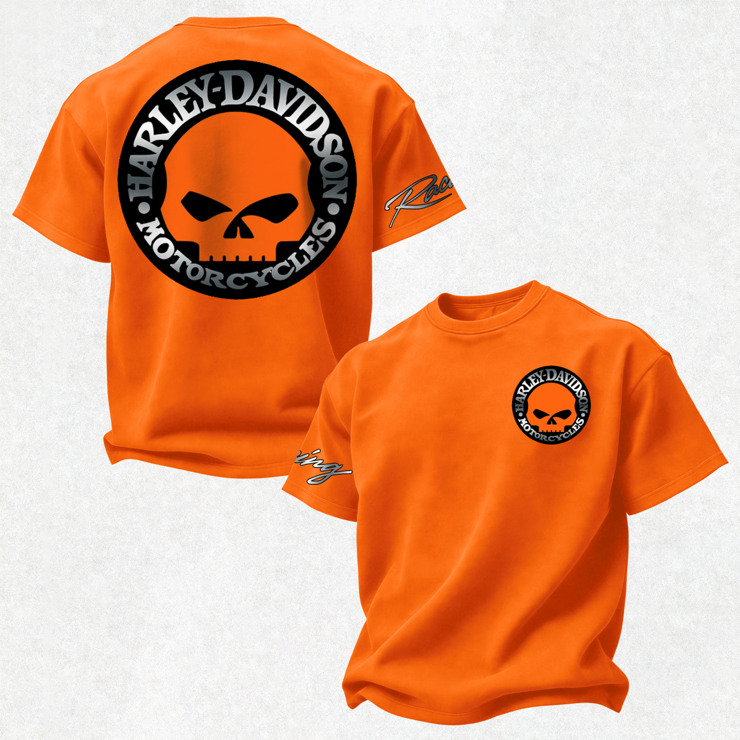 Harley-Davidson Motorcycles Printed Oversized Unisex T-shirt