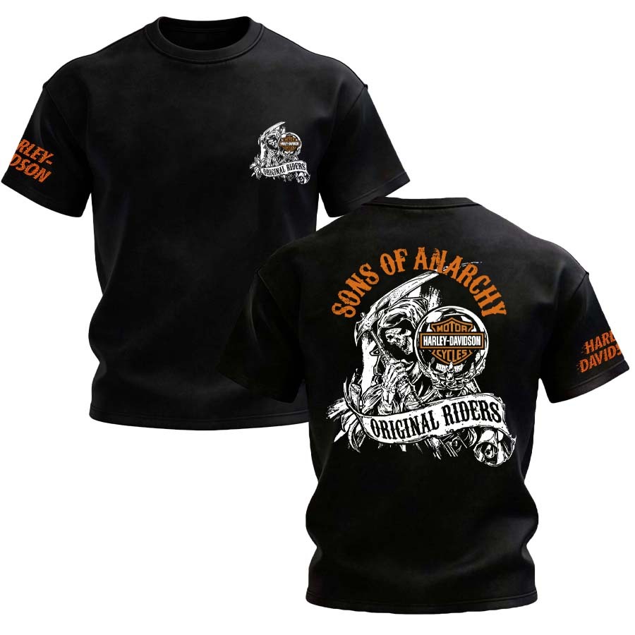 Harley-Davidson Motorcycles Son of Anarchy Printed Unisex Oversized T-shirt