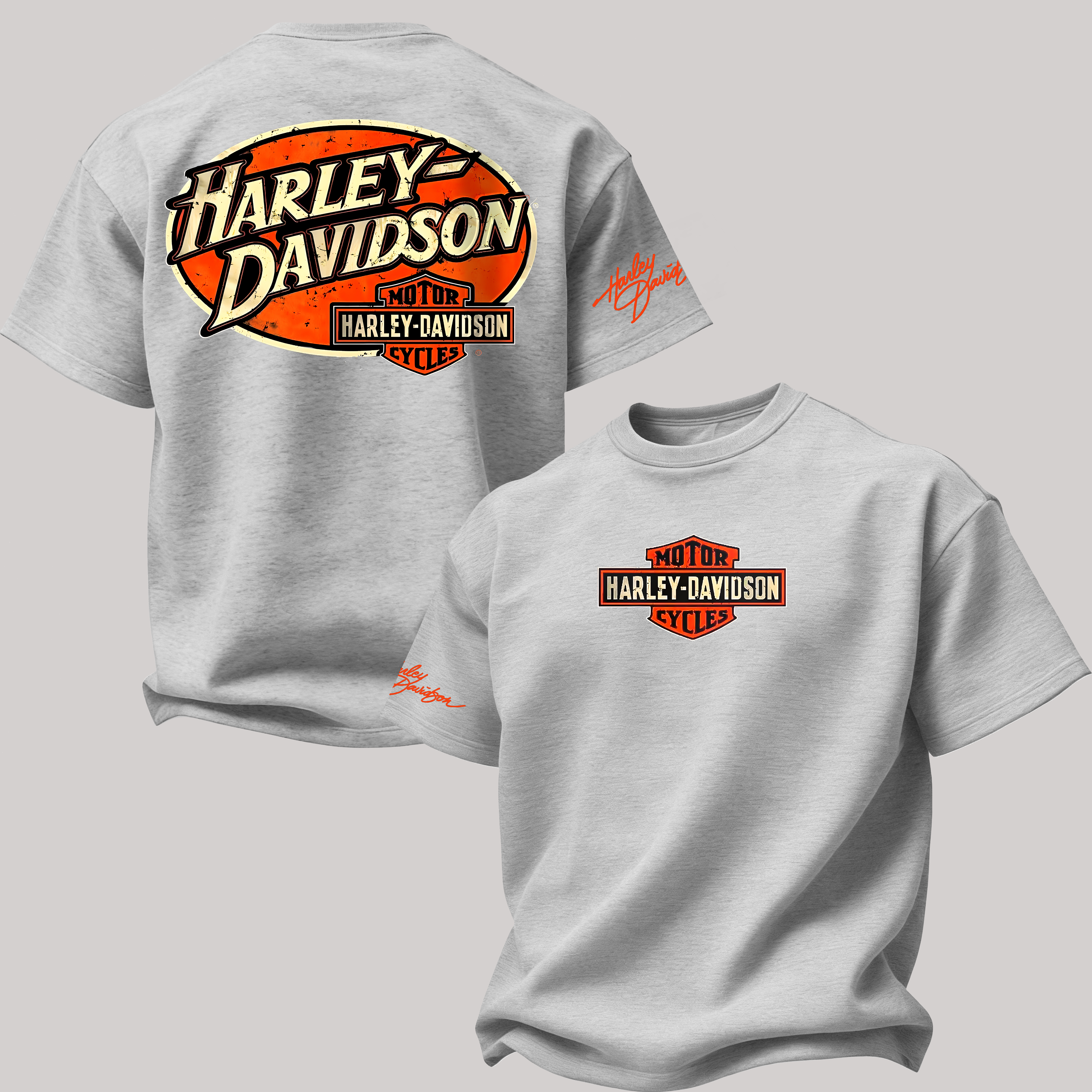  Motorcycles Printed Oversized Unisex T-shirt