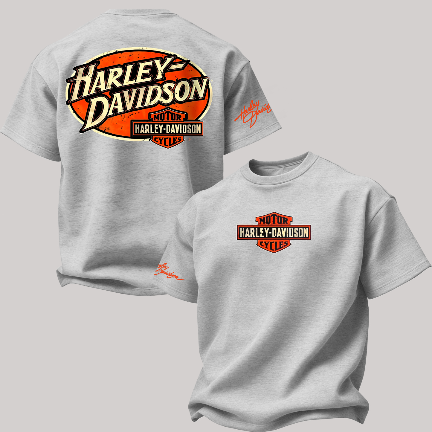  Motorcycles Printed Oversized Unisex T-shirt