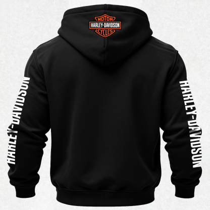  Motorcycles Printed Fleece-lined Unisex Hoodie