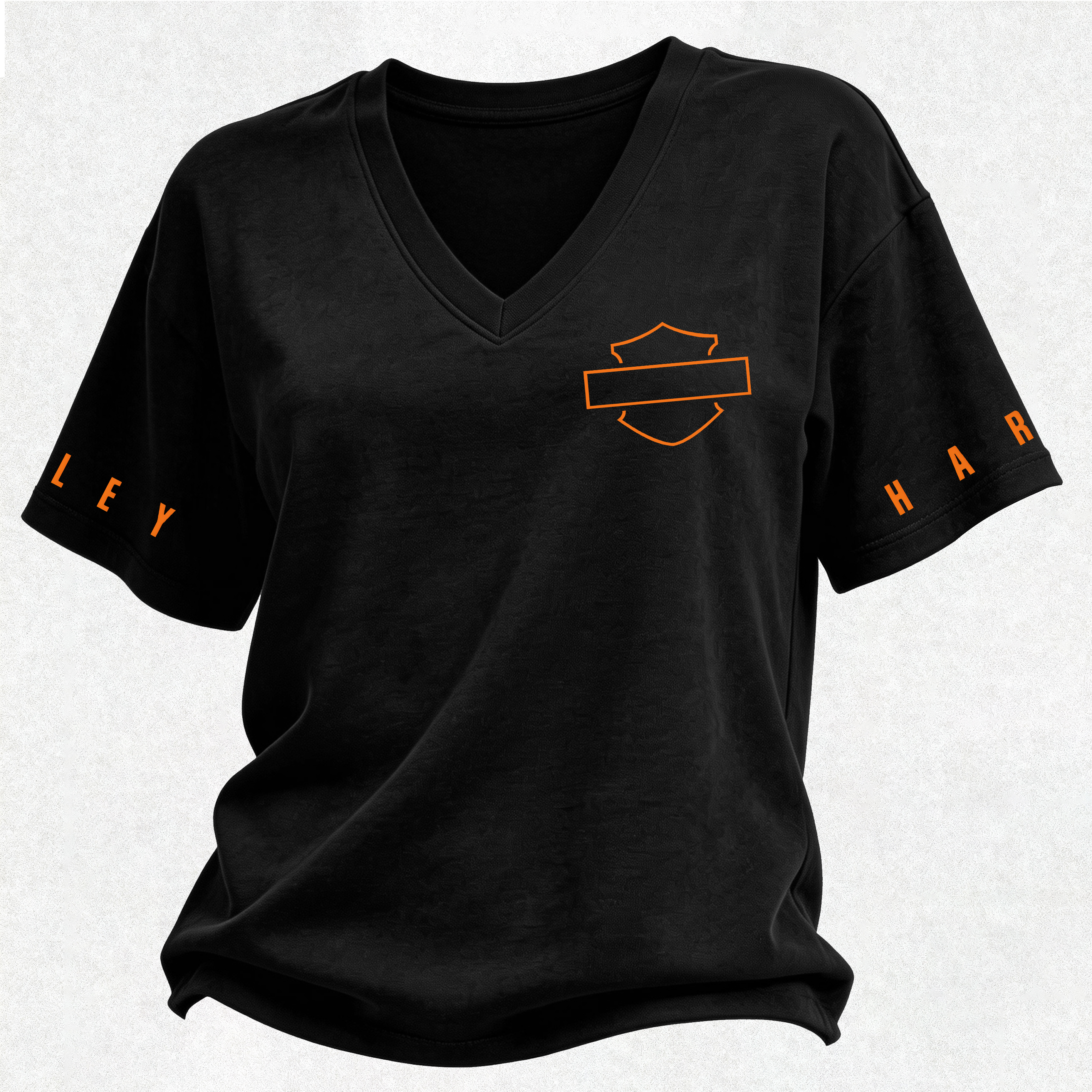  Motorcycles Printed V-Neck Women's T-shirt