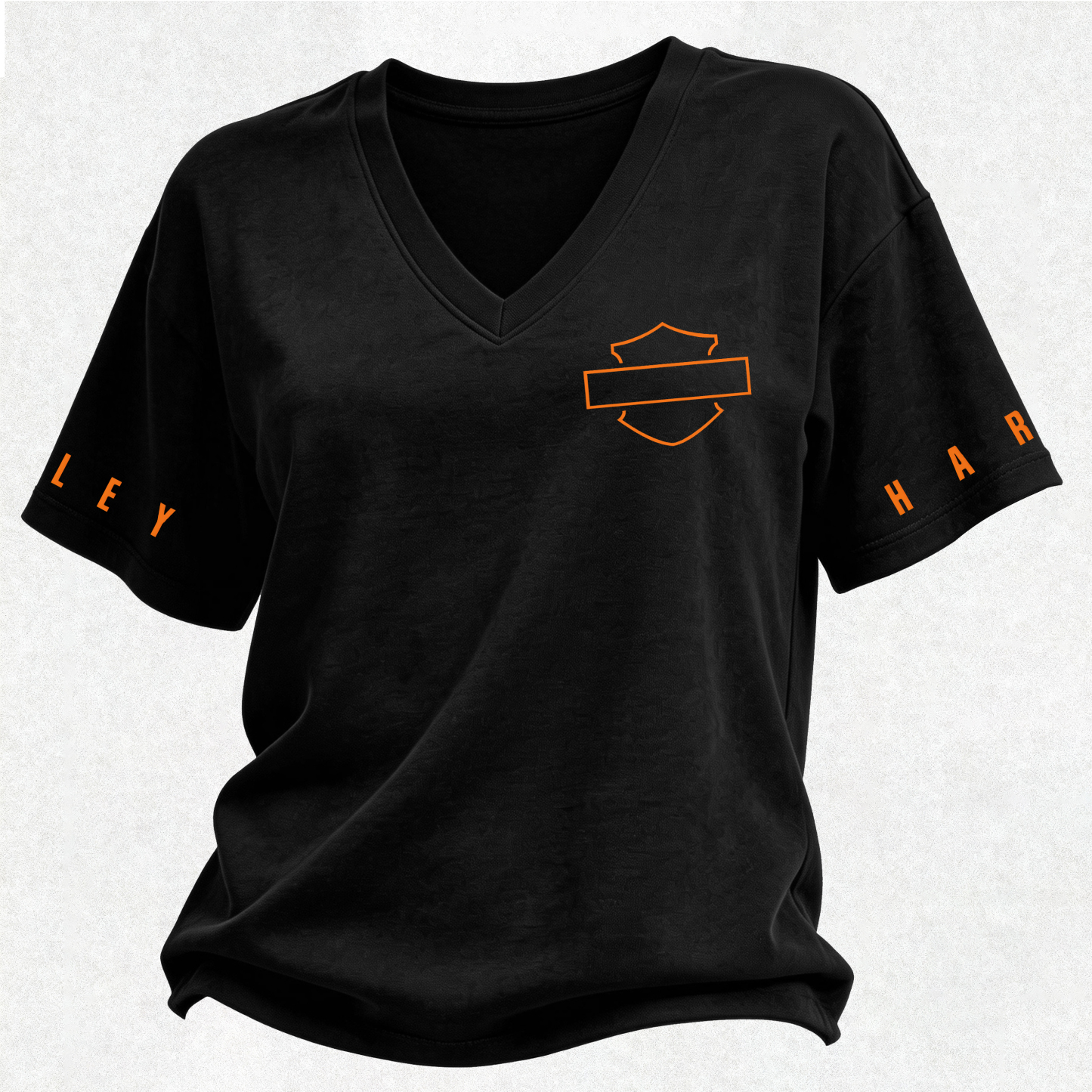  Motorcycles Printed V-Neck Women's T-shirt