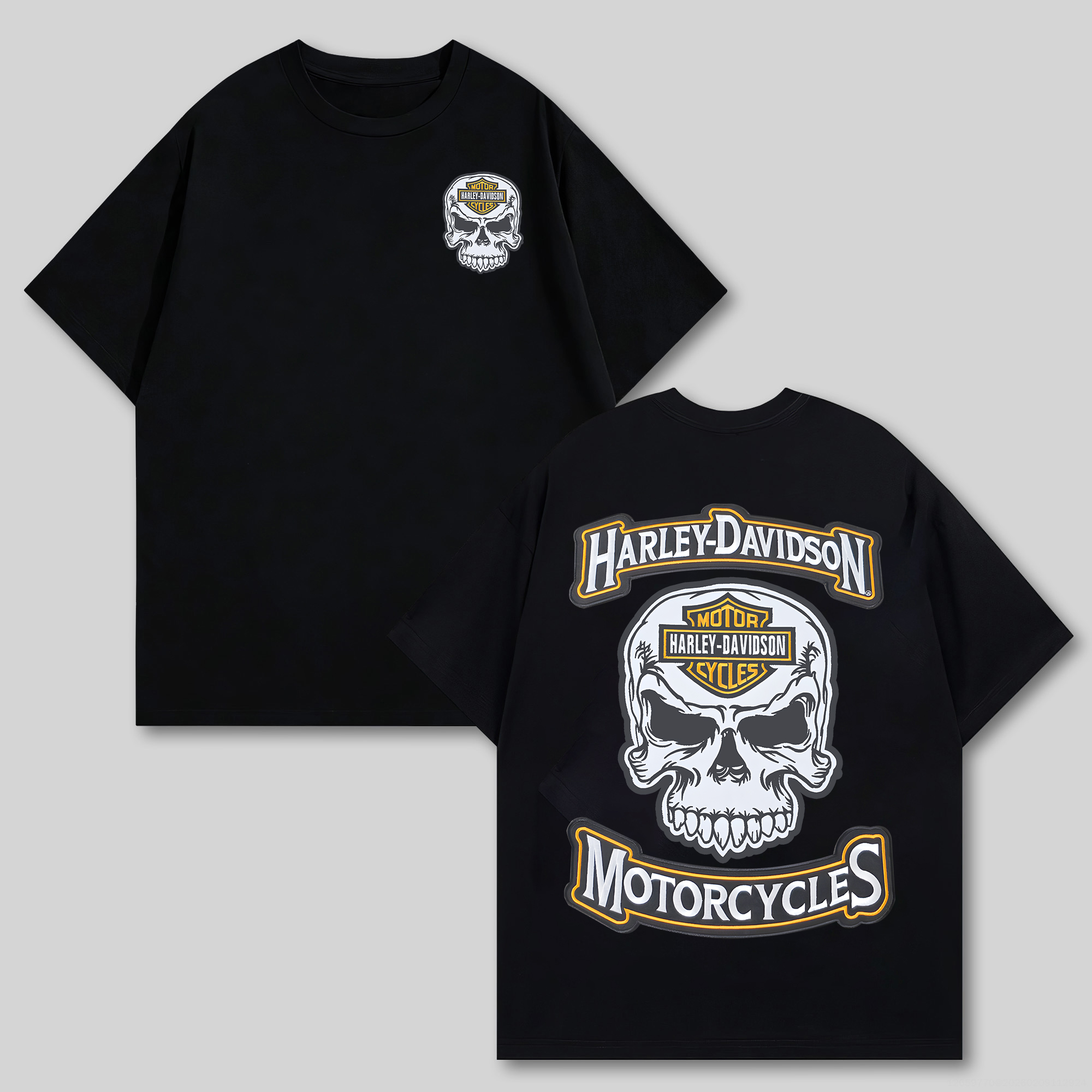  Motorcycles Printed Oversized Unisex T-shirt