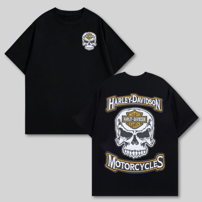  Motorcycles Printed Oversized Unisex T-shirt
