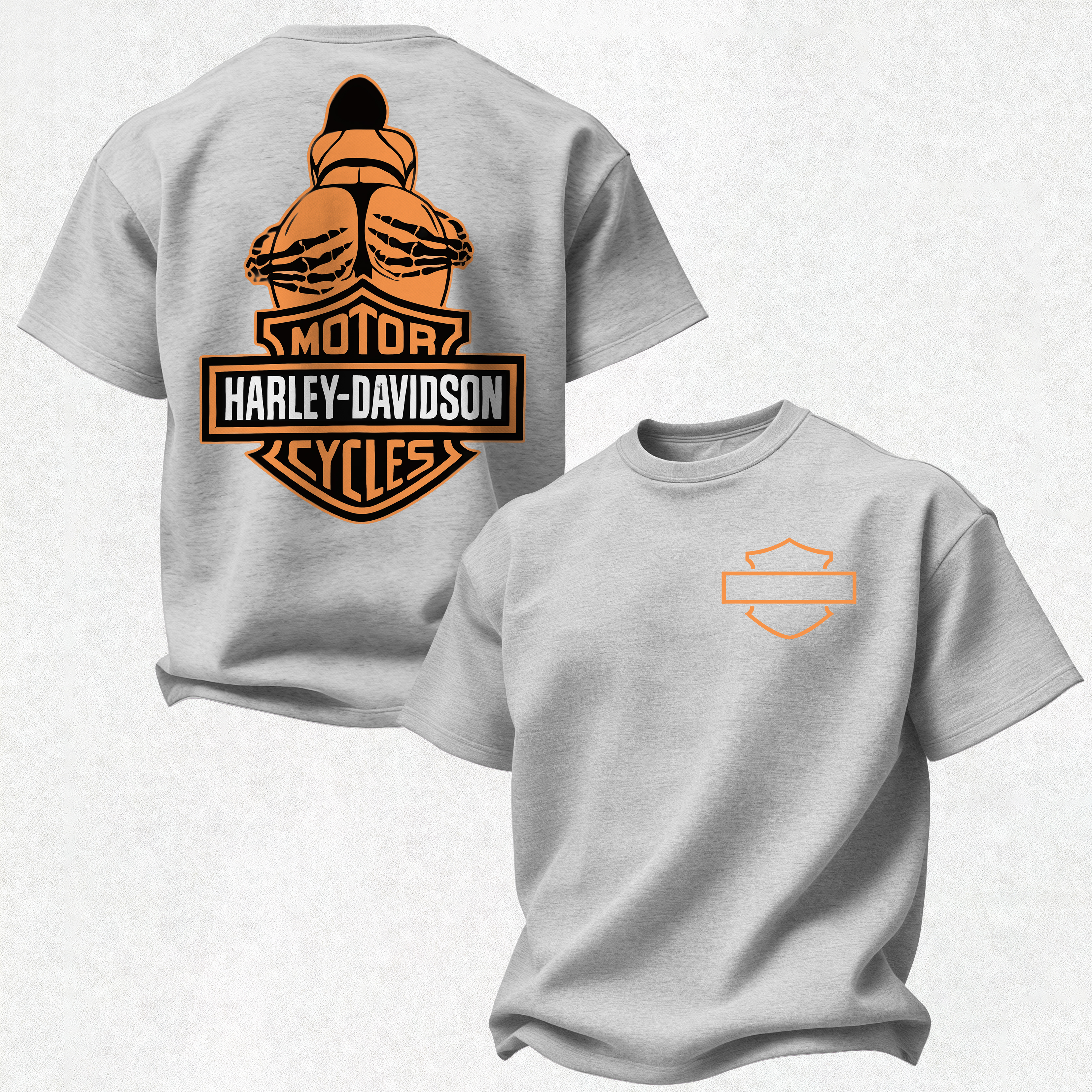  Motorcycles Printed Oversized Unisex T-shirt