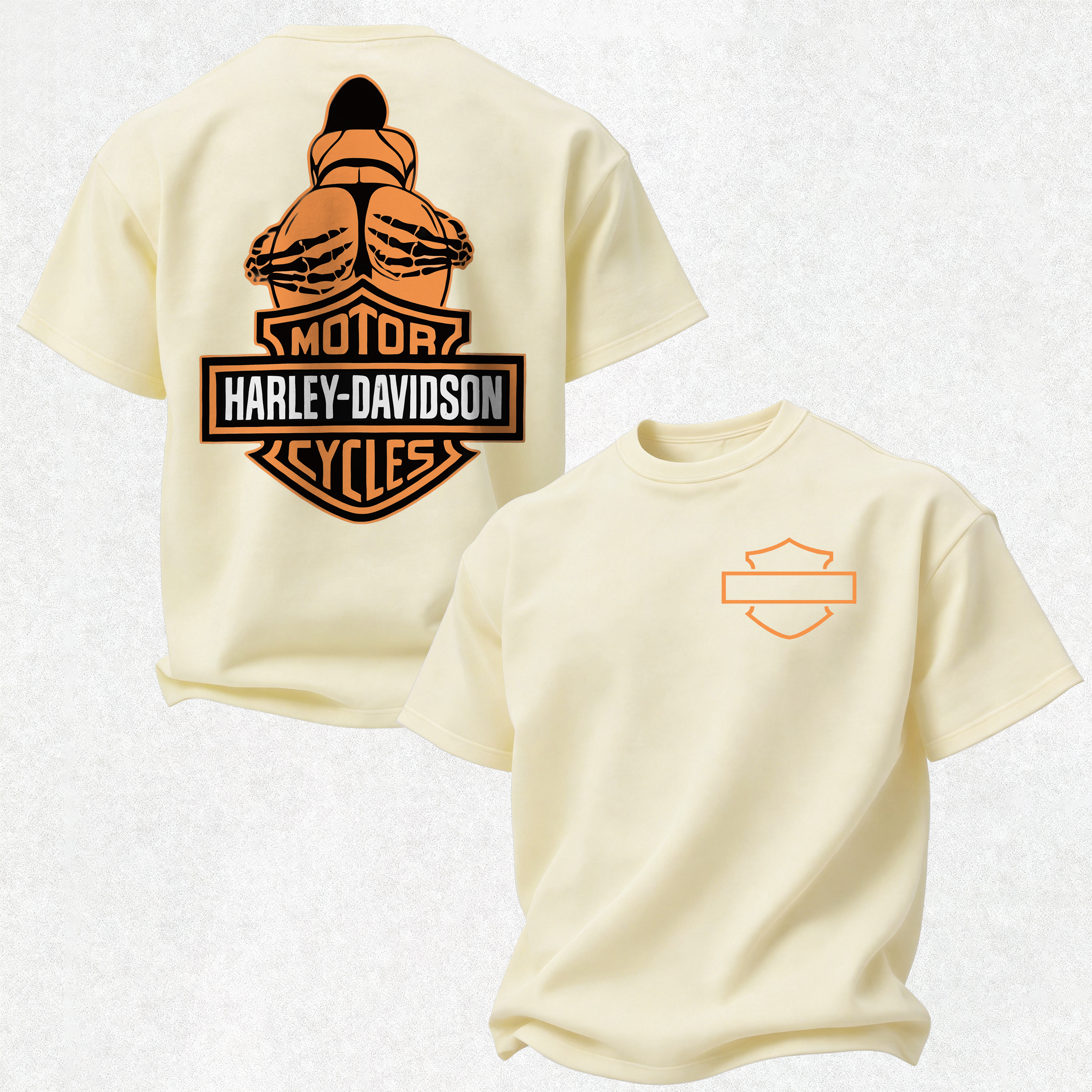  Motorcycles Printed Oversized Unisex T-shirt