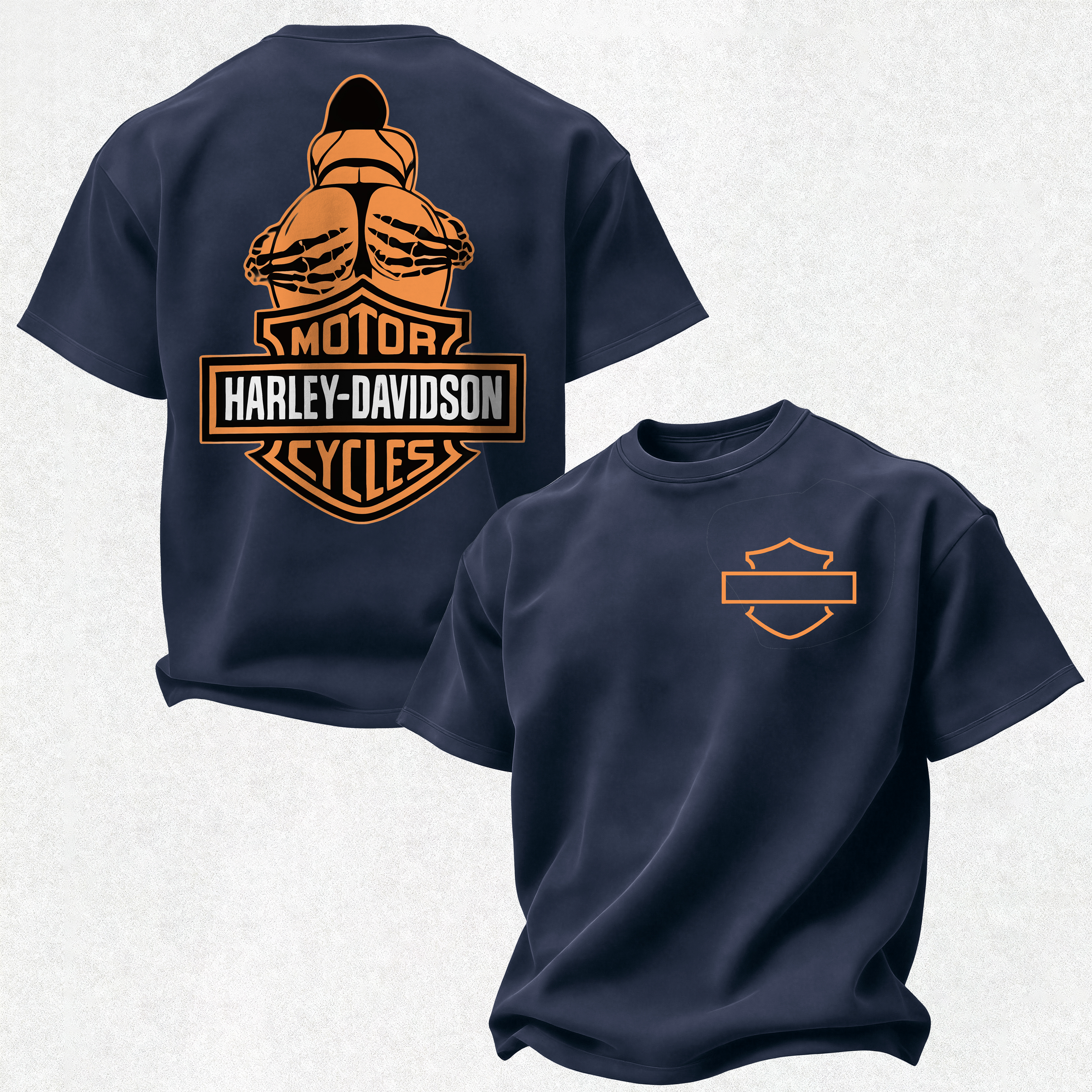  Motorcycles Printed Oversized Unisex T-shirt