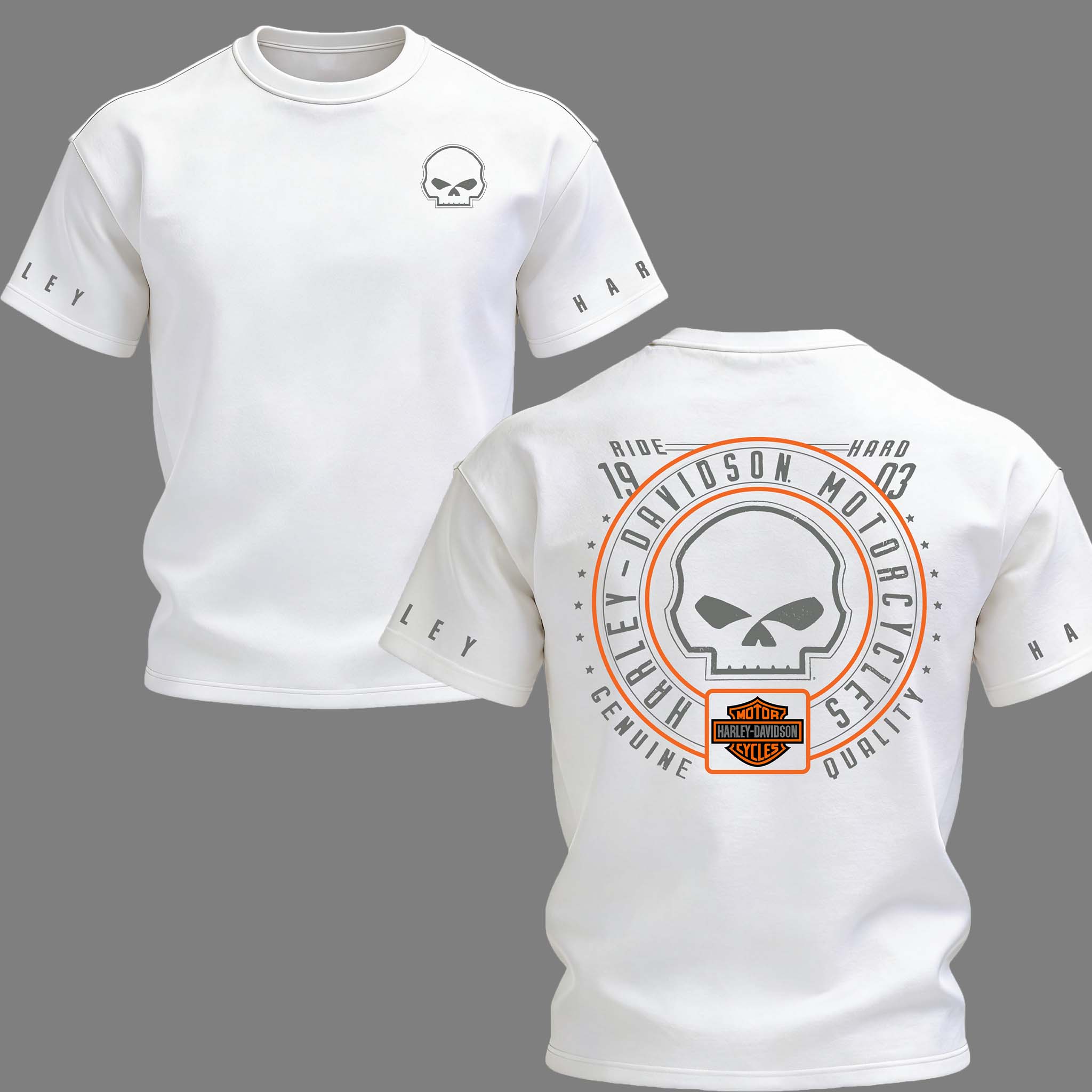  Motorcycles Printed Unisex Oversized T-shirt